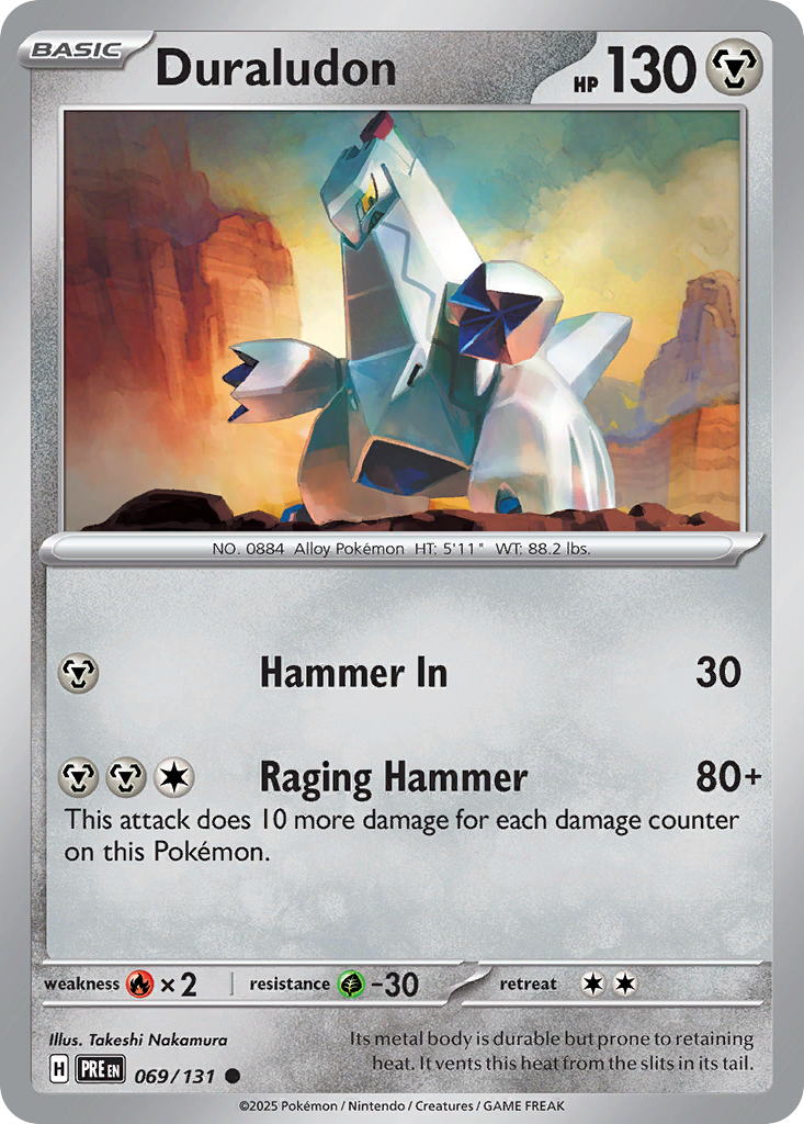 Prismatic Evolutions Duraludon #069/131