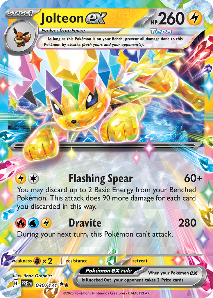 Prismatic Evolutions Jolteon ex #030/131