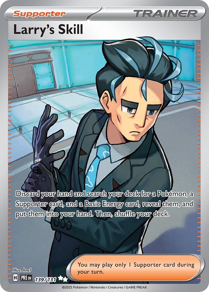 Prismatic Evolutions Larry's Skill #139/131