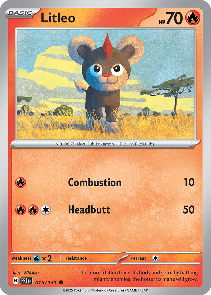 Prismatic Evolutions Litleo #015/131
