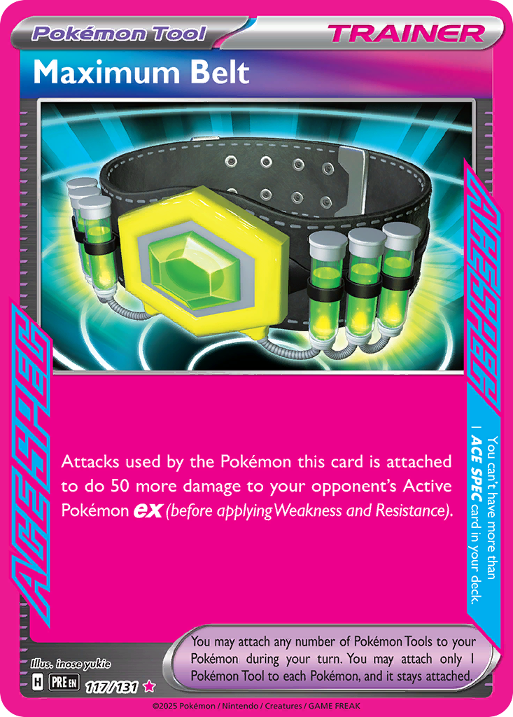 Prismatic Evolutions Maximum Belt #117/131