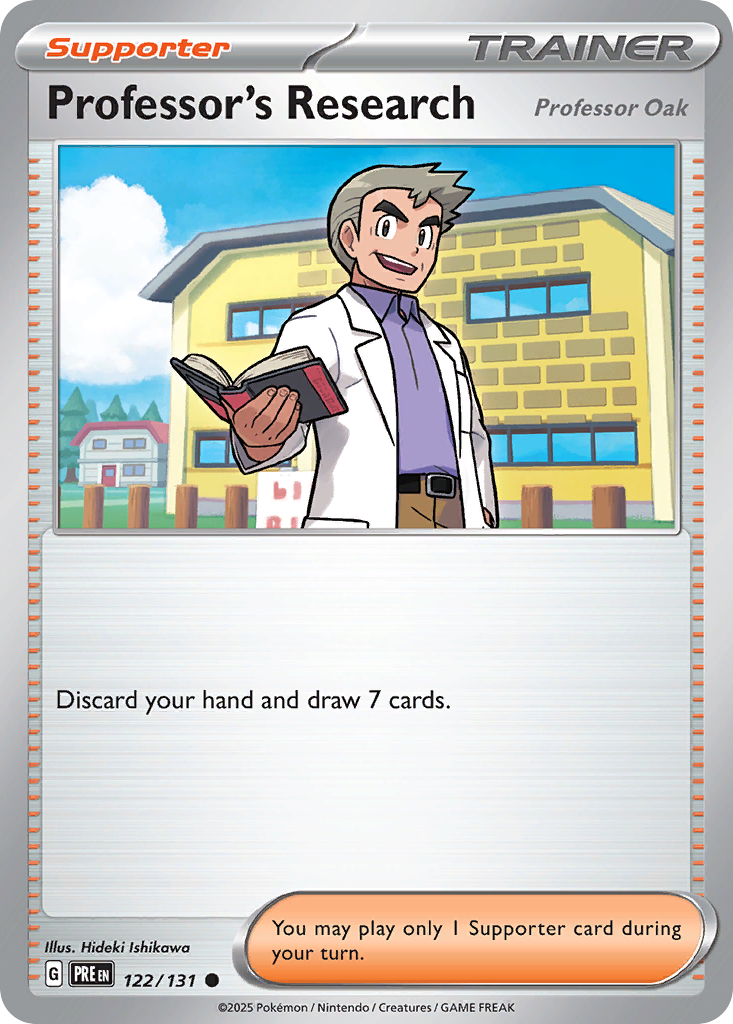 Prismatic Evolutions Professor Oak #122/131