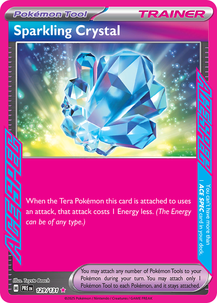 Prismatic Evolutions Sparkling Crystal #129/131