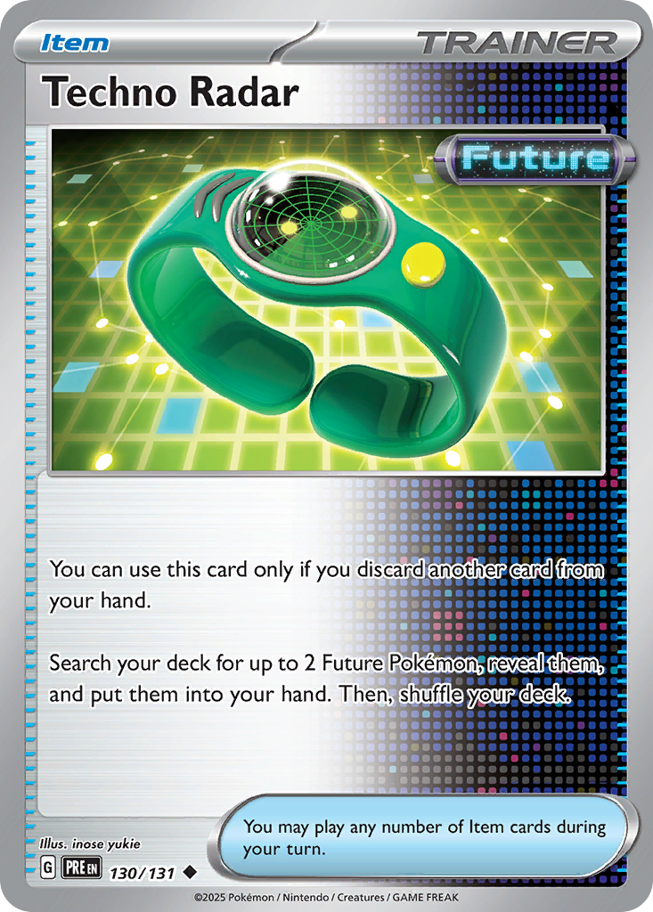 Prismatic Evolutions Techno Radar #130/131