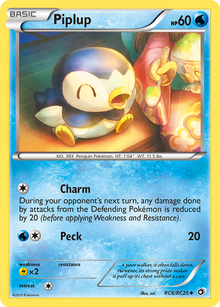 Radiant Collection Piplup #6/25