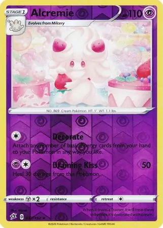 Rebel Clash Alcremie #87/192 reverse holo