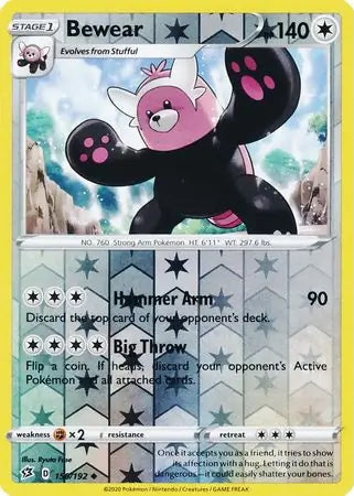 Rebel Clash Bewear #150/192 reverse holo
