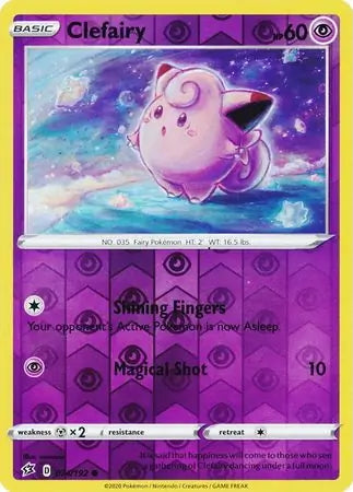 Rebel Clash Clefairy #74/192 reverse holo