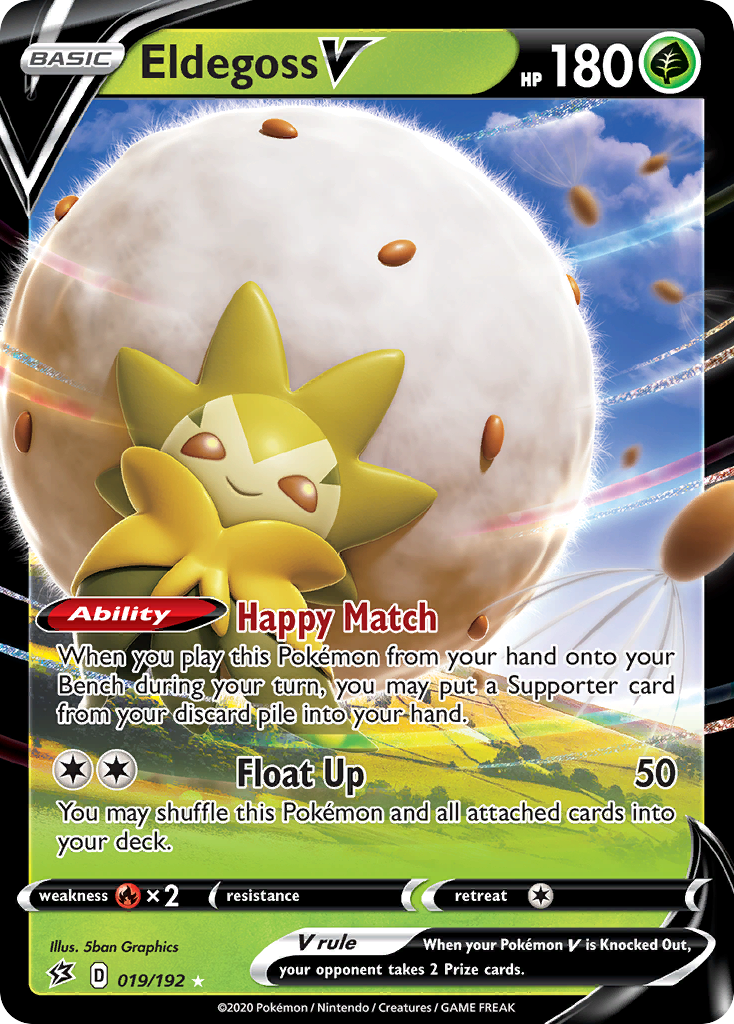 Rebel Clash Eldegoss V #19/192