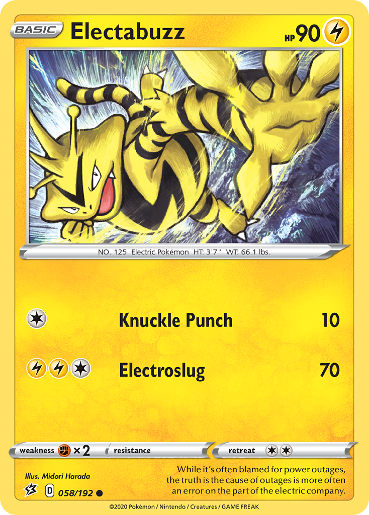 Rebel Clash Electabuzz #58/192