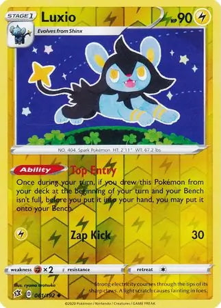 Rebel Clash Luxio #61/192 reverse holo