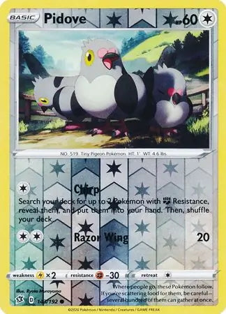 Rebel Clash Pidove #143/192 reverse holo