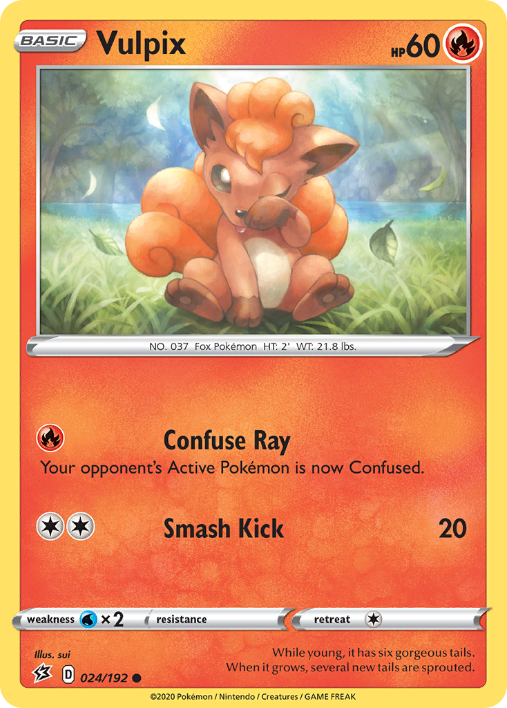 Rebel Clash Vulpix #24/192