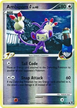 Rising Rivals Ambipom G #56/111 reverse holo