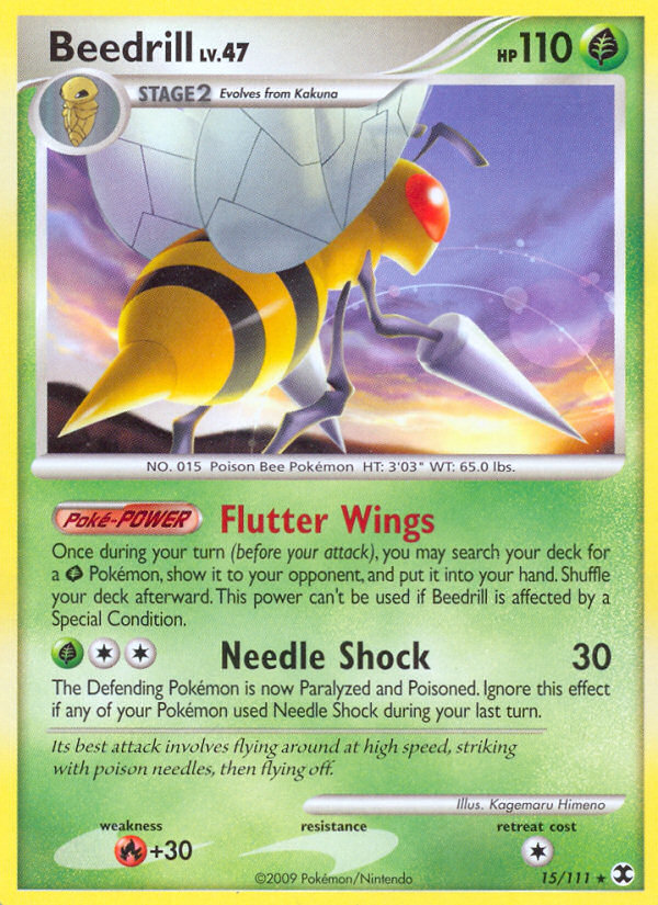 Rising Rivals Beedrill #15/111