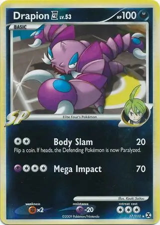 Rising Rivals Drapion 4 #17/111 reverse holo