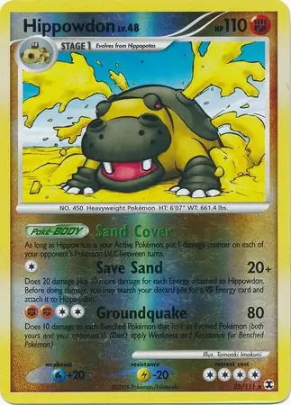 Rising Rivals Hippowdon #25/111 reverse holo