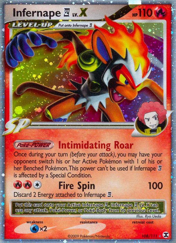 Rising Rivals Infernape 4 LV. X #108/111