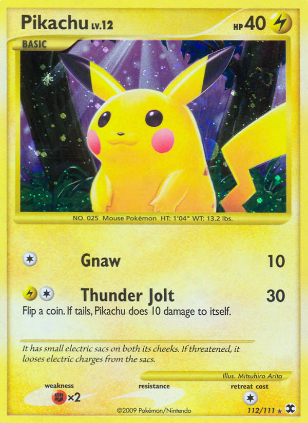 Rising Rivals Pikachu #112/111