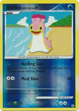 Rising Rivals Shellos West Sea #80/111 reverse holo