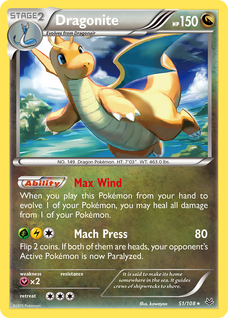 Roaring Skies Dragonite #51/108