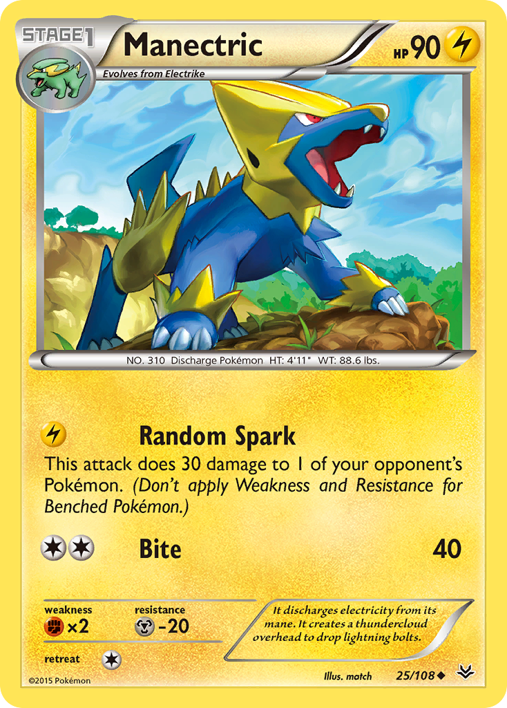 Roaring Skies Manectric #25/108
