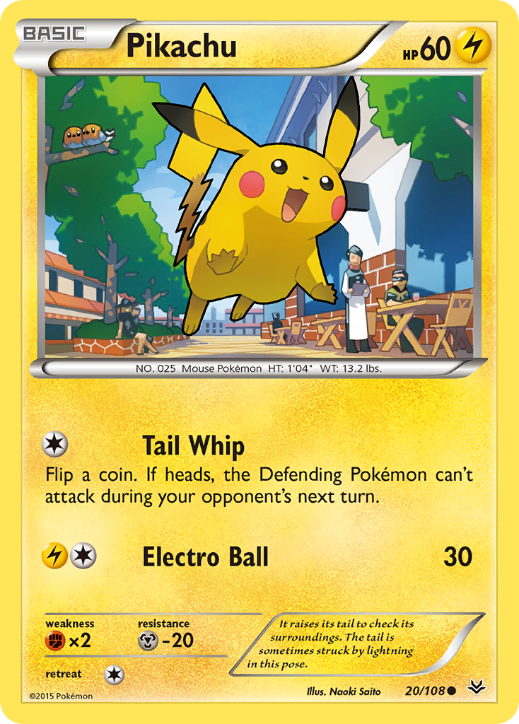 Roaring Skies Pikachu #20/108