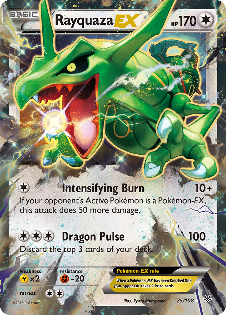 Roaring Skies Rayquaza EX #75/108