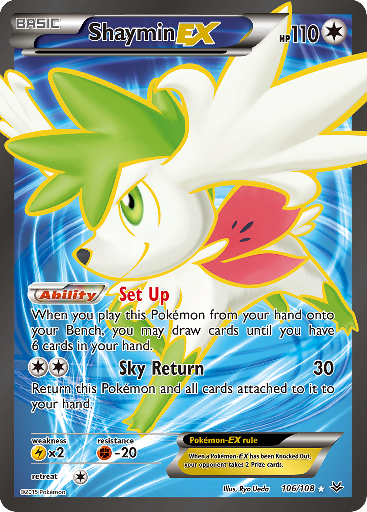 Roaring Skies Shaymin EX #106/108