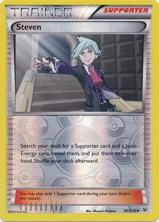 Roaring Skies Steven #90/108 reverse holo