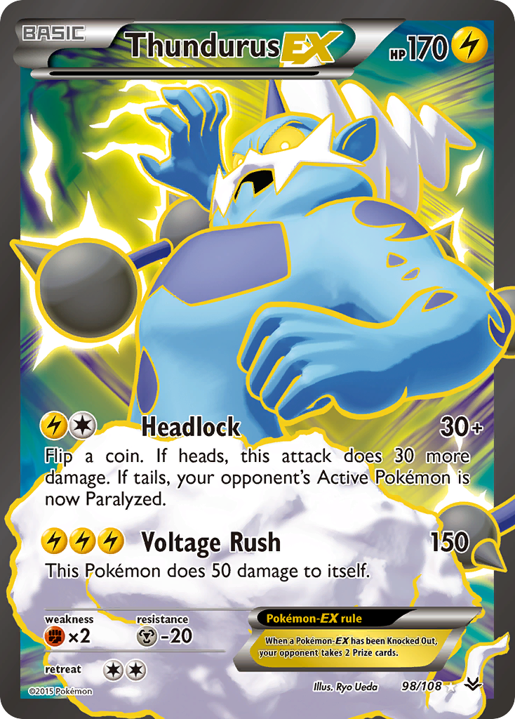Roaring Skies Thundurus EX #98/108
