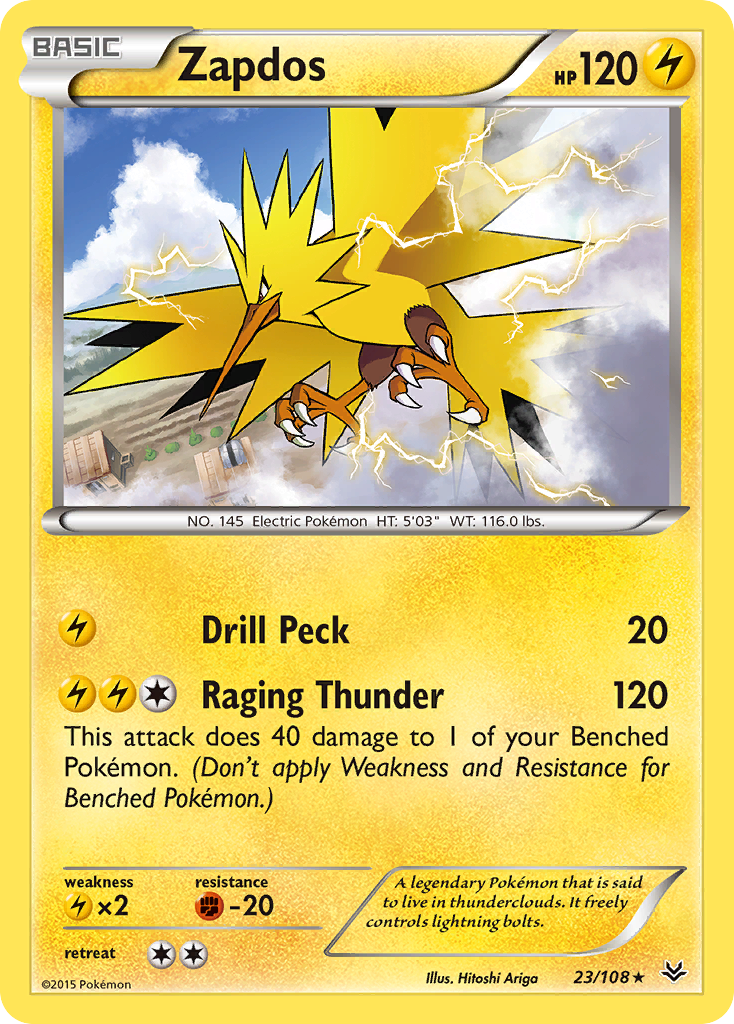 Roaring Skies Zapdos #23/108