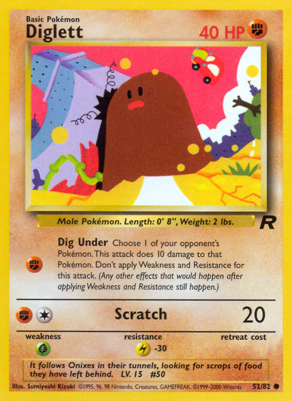 Rocket set Diglett #52/82 unlimited