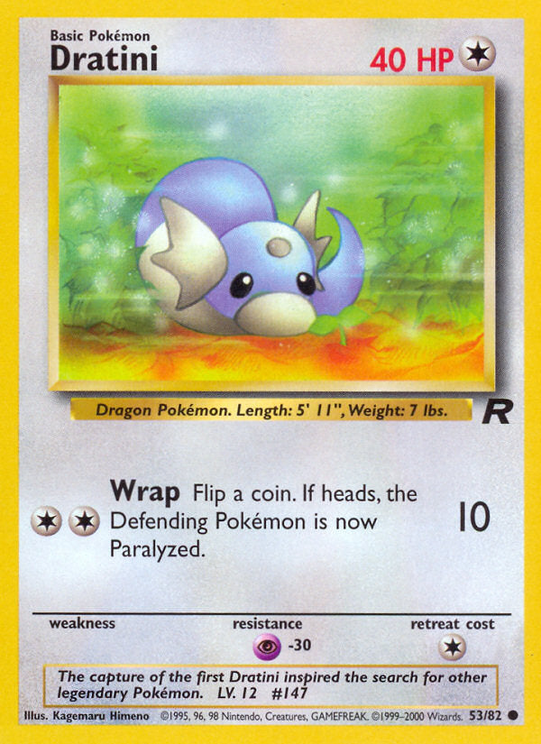 Rocket set Dratini #53/82 unlimited