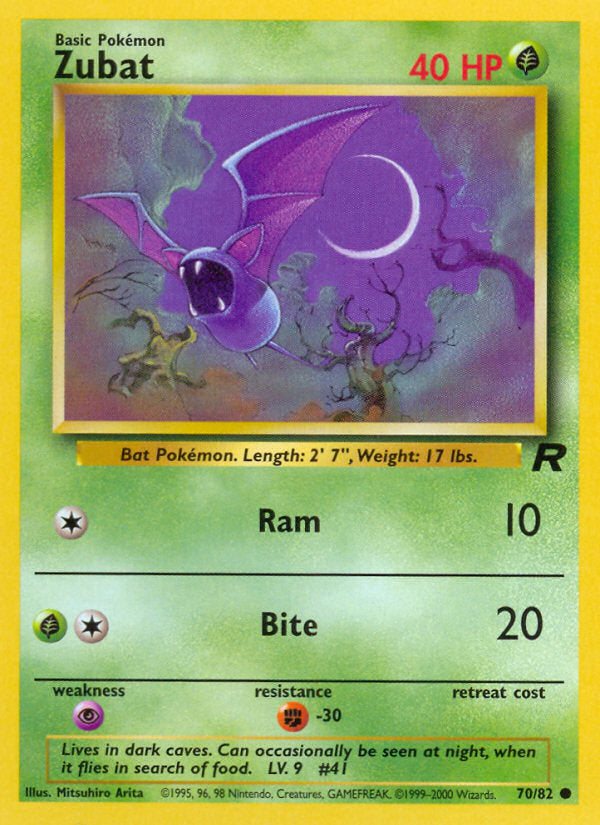 Rocket set Zubat #70/82 unlimited