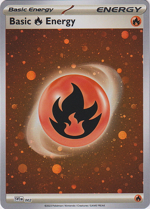 Scarlet & Violet Basic Cosmos Holo Fire Energy #2