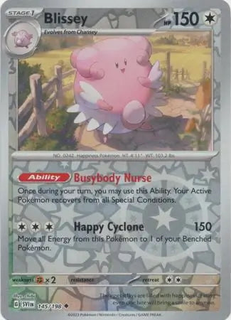 Scarlet & Violet Blissey #145/198 reverse holo