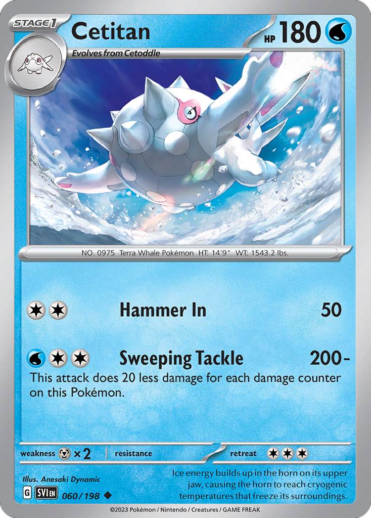 Scarlet & Violet Cetitan #60/198