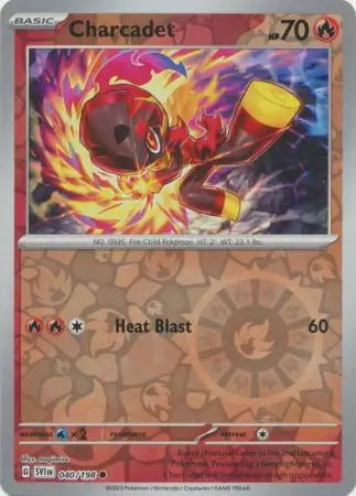 Scarlet & Violet Charcadet #40/198 reverse holo