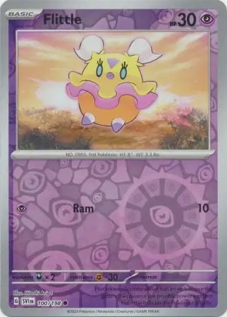 Scarlet & Violet Flittle #100/198 reverse holo