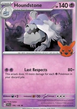 Scarlet & Violet Houndstone #106/198 Trick or Trade