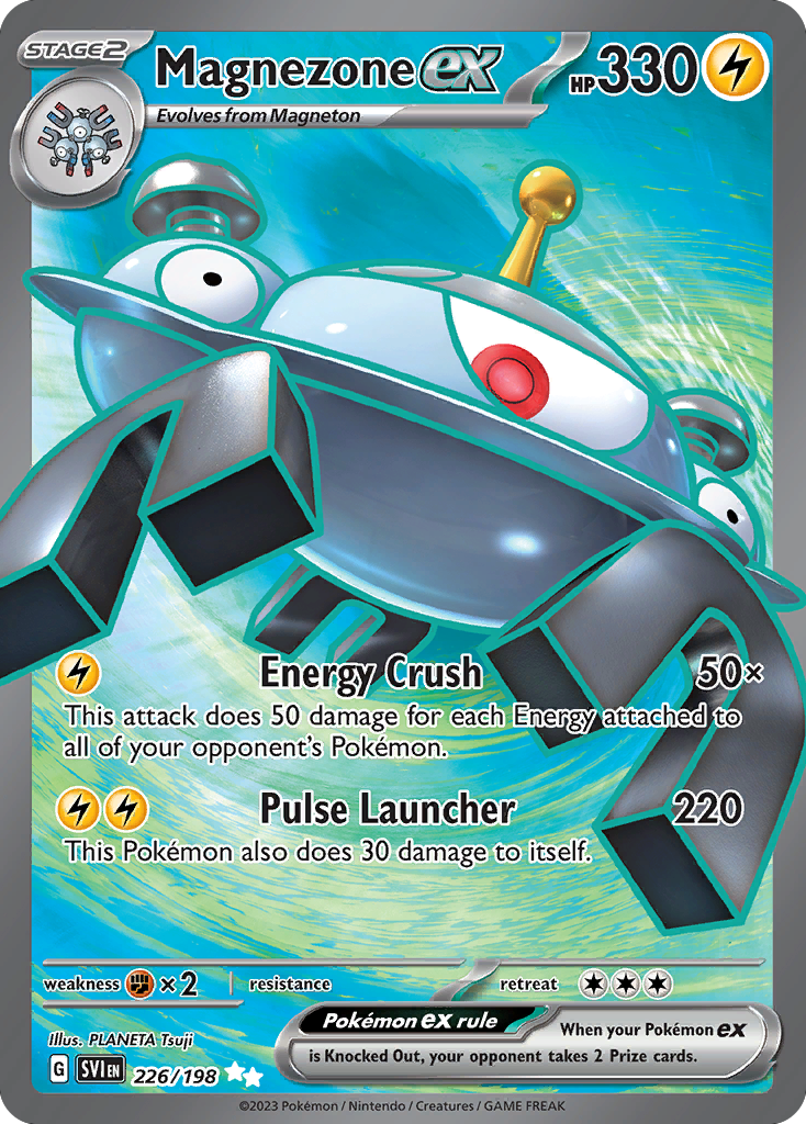 Scarlet & Violet Magnezone EX #226/198