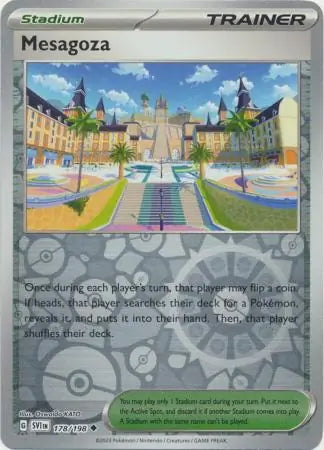Scarlet & Violet Mesagoza #178/198 reverse holo