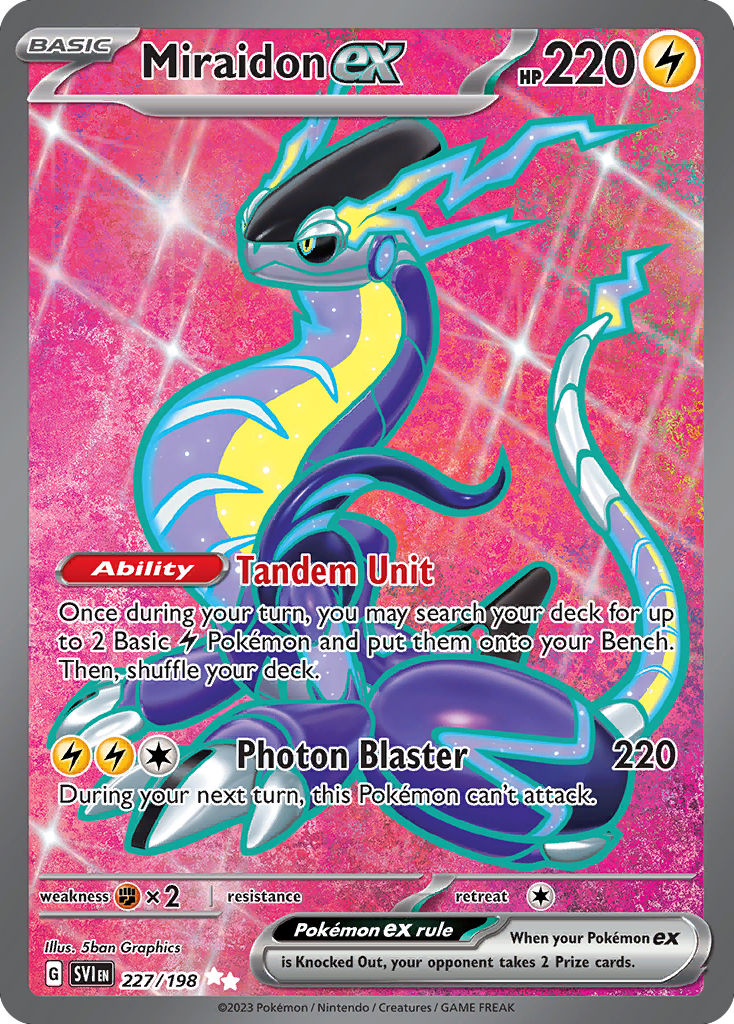 Scarlet & Violet Miraidon EX #227/198
