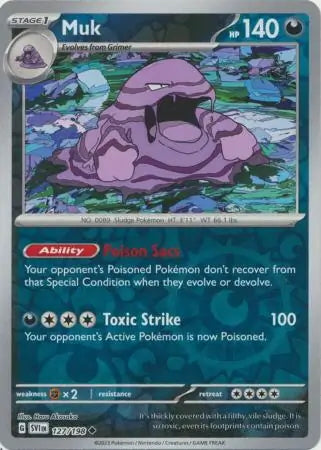 Scarlet & Violet Muk #127/198 reverse holo