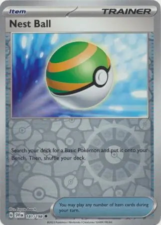Scarlet & Violet Nest Ball #181/198 reverse holo