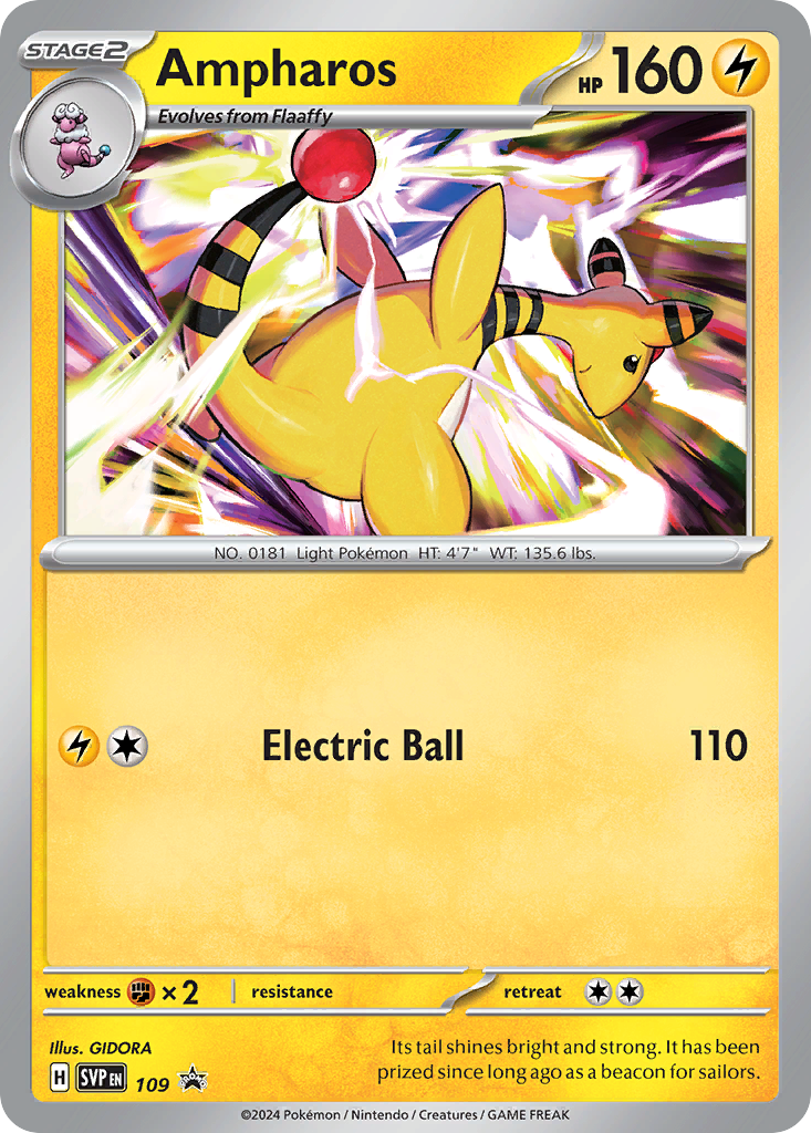Scarlet & Violet Promo Ampharos #109