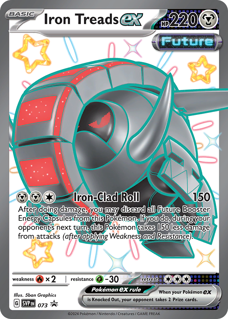Scarlet & Violet Promo Iron Treads ex #73