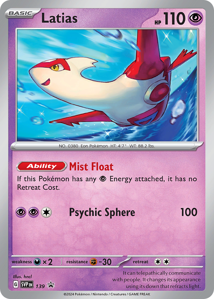 Scarlet & Violet Promo Latias #139