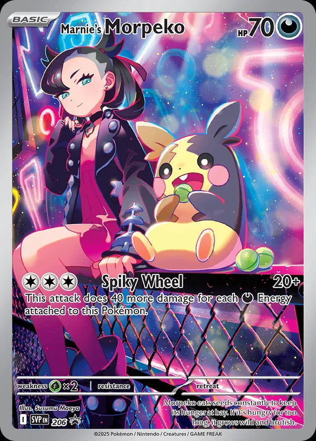 Scarlet & Violet Promo Marnie's Morpeko #206
